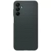 Samsung Galaxy A15 4G / A15 5G SM-A155F / A156B, Szilikon tok, Spigen Liquid Air, háromszög minta, sötétzöld