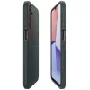 Samsung Galaxy A15 4G / A15 5G SM-A155F / A156B, Szilikon tok, Spigen Liquid Air, háromszög minta, sötétzöld
