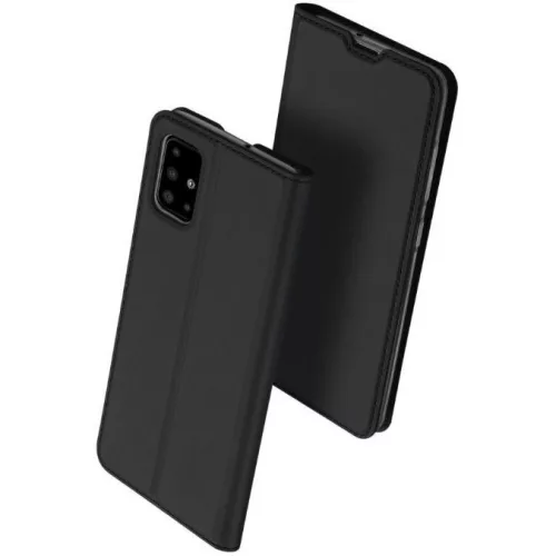 Apple iPhone 16, Oldalra nyíló tok, stand, Dux Ducis, fekete