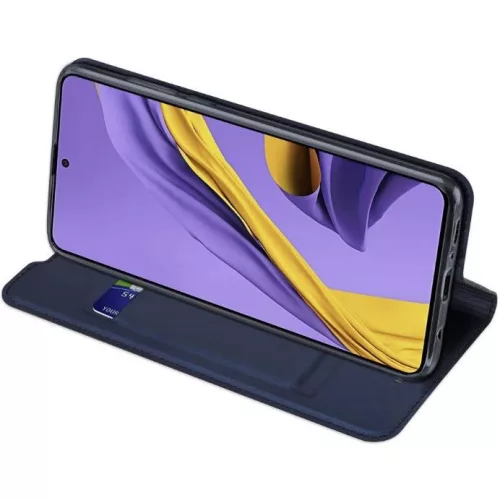Apple iPhone 16, Oldalra nyíló tok, stand, Dux Ducis, fekete