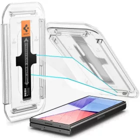   Samsung Galaxy Z Fold6 SM-F956B, Kijelzővédő fólia, ütésálló fólia az íves részre nem hajlik rá!), Tempered Glass (edzett üveg), Előlapi kijelzőre, Spigen Ez Fit, Clear, 2 db / csomag