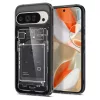 Google Pixel 9 Pro XL, Műanyag hátlap védőtok + szilikon keret, Telefon belső minta, Spigen Ultra Hybrid Zero One, átlátszó/füst
