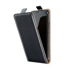   Samsung Galaxy S24 FE SM-S721, Forcell lenyitható bőrtok, Slim Flexi, felfelé nyíló - kinyitható, fekete