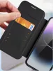 Apple iPhone 16, Oldalra nyíló tok, stand, közepesen ütésálló, Magsafe kompatibilis, Dux Ducis Skin Pro Magsafe, fekete