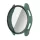 Samsung Galaxy Watch 7 (44 mm) SM-L310 / L315, Műanyag védőkeret, kijelzővédő felülettel, közepesen ütésálló, szíj nélkül, sötétzöld