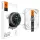 Samsung Galaxy Watch 8 Classic (46 mm) SM-L500 / L505, Kijelzővédő fólia, ütésálló fólia (az íves részre is!), Tempered Glass (edzett üveg), Spigen Ez Fit, Clear, 2 db / csomag