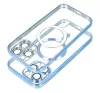 Electro Mag Apple iPhone 16 MagSafe kompatibilis hátlap tok, kék