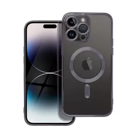   Electro Mag Apple iPhone 16 Plus MagSafe kompatibilis hátlap tok, fekete