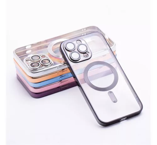 Electro Mag Apple iPhone 16 Plus MagSafe kompatibilis hátlap tok, fekete