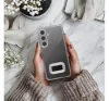Glam Xiaomi Redmi 13C hátlap tok kameravédő peremmel, ezüst