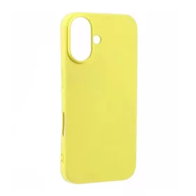   Phoner Apple iPhone 16 Pro szilikon tok, szilikon tok, sárga