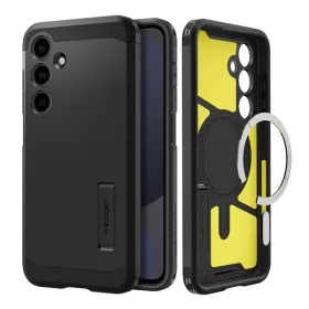   Spigen Tough Armor MagFit Samsung Galaxy S24 FE tok, MagSafe, Black, fekete
