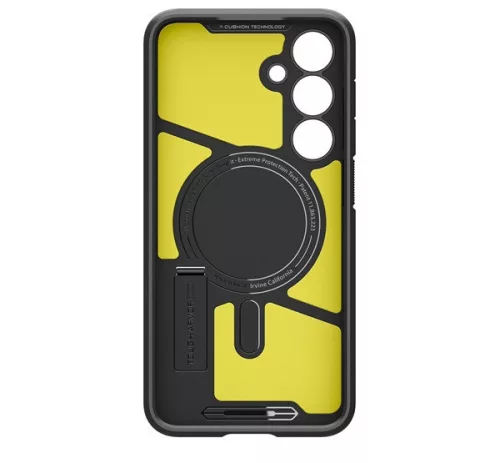 Spigen Tough Armor MagFit Samsung Galaxy S24 FE tok, MagSafe, Black, fekete