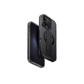   Uniq Heldro Max iPhone 16 Pro MagSafe tok kitámasztóval, fekete/szürke