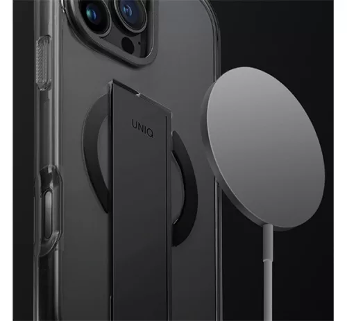 Uniq Heldro Max iPhone 16 Pro MagSafe tok kitámasztóval, arany
