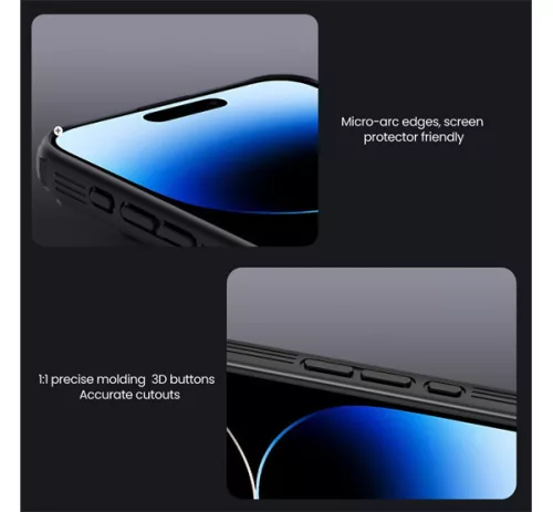 Nillkin CamShield Pro Apple iPhone 16 Pro műanyag hátlap tok, fekete