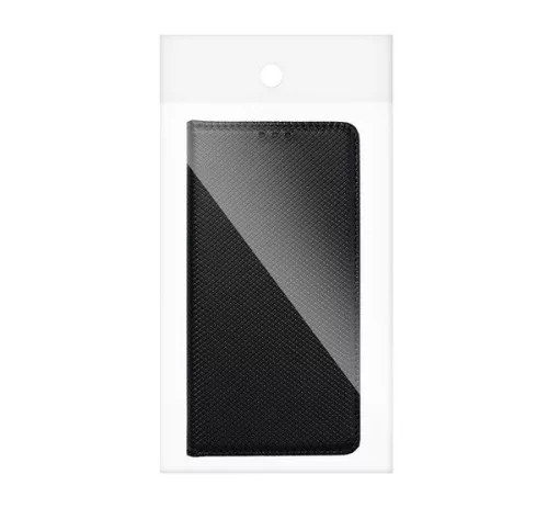 Magnet Motorola Moto G75 mágneses flip tok, fekete