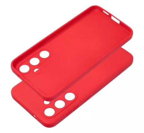 Forcell Soft Samsung S24 szilikon tok, piros