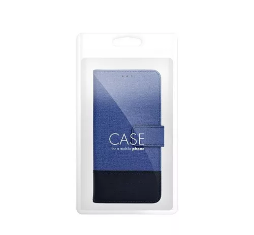 Gomma Xiaomi Redmi 14C flip/oldalra nyíló tok kártyatartó résszel, kék