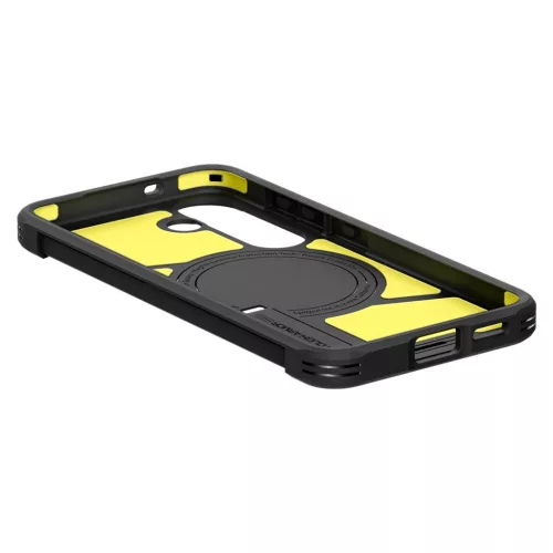 Spigen Tough Armor MagFit Samsung Galaxy S25+ tok, Black, fekete