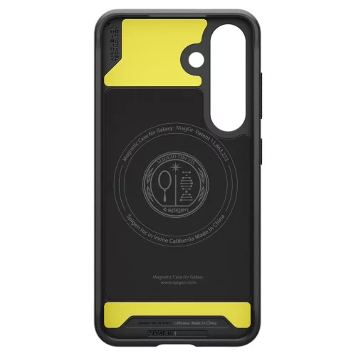 Spigen Rugged Armor MagFit Samsung Galaxy S25+ tok, Matte Black, fekete