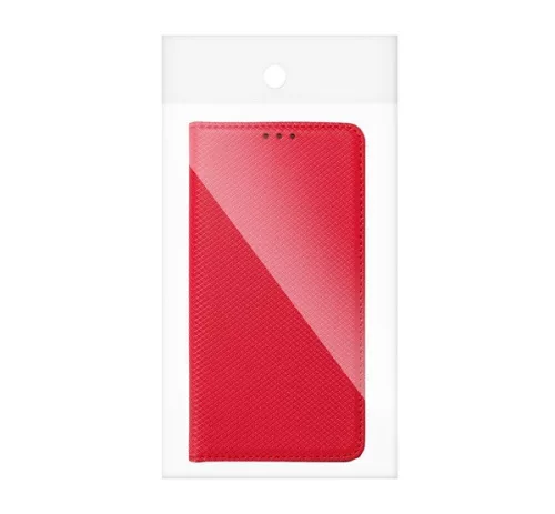 Magnet Samsung Galaxy S25 mágneses flip tok, piros
