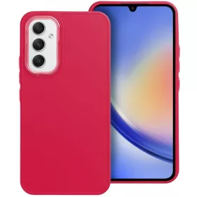   Frame Samsung Galaxy S25 közepesen ütésálló tok kameravédő kerettel, magenta