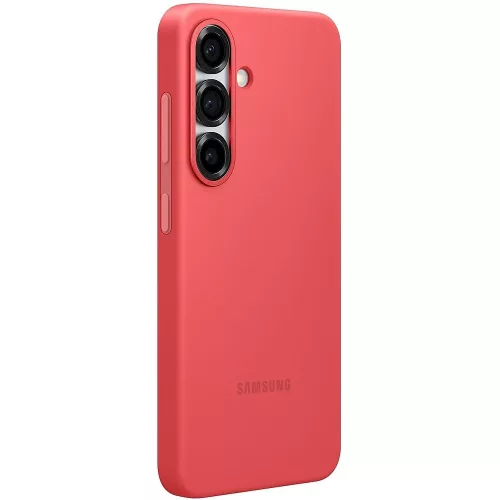 Samsung Galaxy S25+ Silicone Cover, gyári szilikon tok, piros