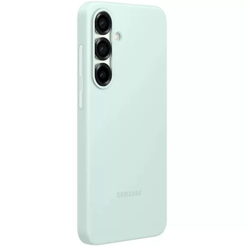 Samsung Galaxy S25+ Silicone Cover, gyári szilikon tok, menta