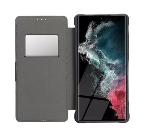Razor book Apple iPhone 17e / iPhone 16e flip tok, fekete