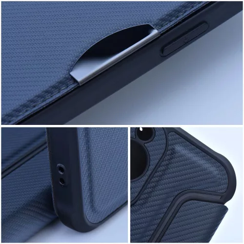 Razor book Apple iPhone 17e / iPhone 16e flip tok, kék