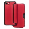 Razor book Apple iPhone 17e / iPhone 16e flip tok, piros