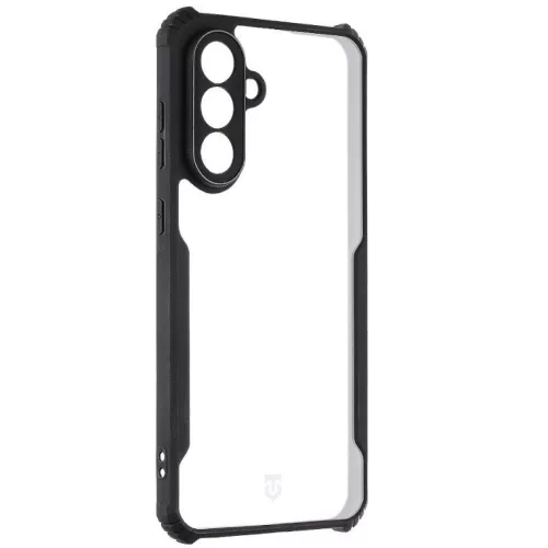 Tactical Quantum Stealth Samsung Galaxy A56 hátlap tok, átlátszó/fekete