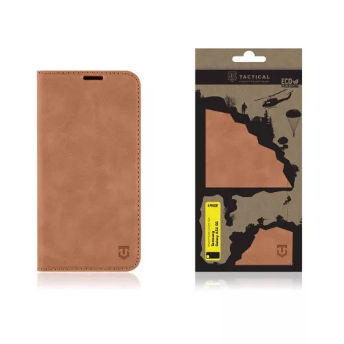 Tactical Xproof Samsung Galaxy A26 flip/oldalra nyíló tok, barna