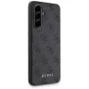Guess 4G Metal Gold Logo Samsung Galaxy A36 kemény hátlap tok, fekete
