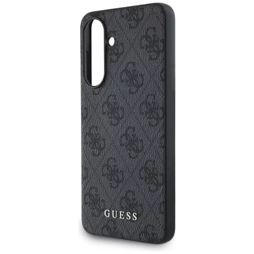 Guess 4G Metal Gold Logo Samsung Galaxy A36 kemény hátlap tok, fekete
