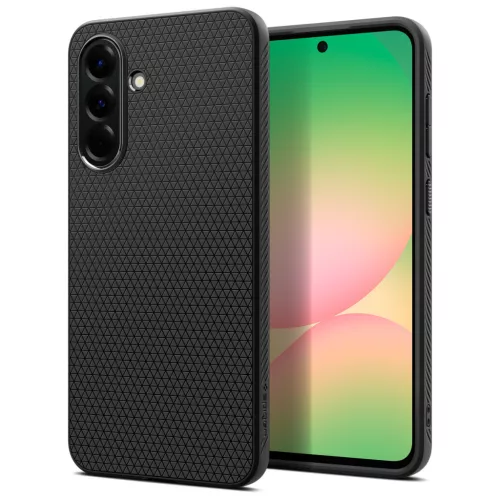 Spigen Liquid Air Samsung Galaxy A56 tok, Matte Black, fekete