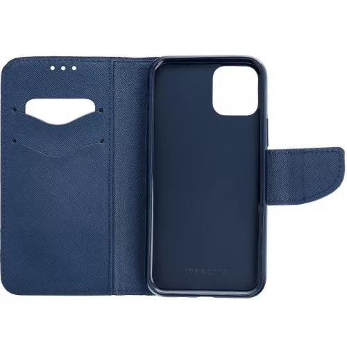 Fancy Motorola G55 5G mágneses flip tok, piros-kék