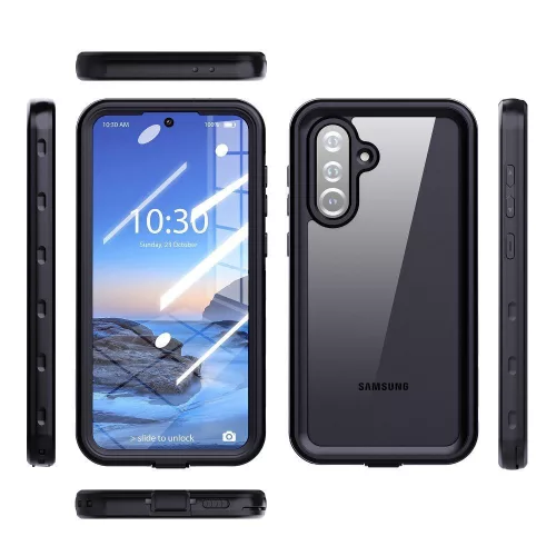 Shellbox Samsung Galaxy A16 vízálló tok, fekete