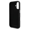 Karl Lagerfeld Grained PU K&CH Heads iPhone 16 hátlap tok, fekete