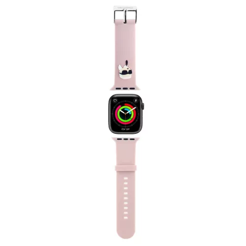 Karl Lagerfeld Karl Head NFT Apple Watch 42/44/45/46/49 szíj, rózsaszín