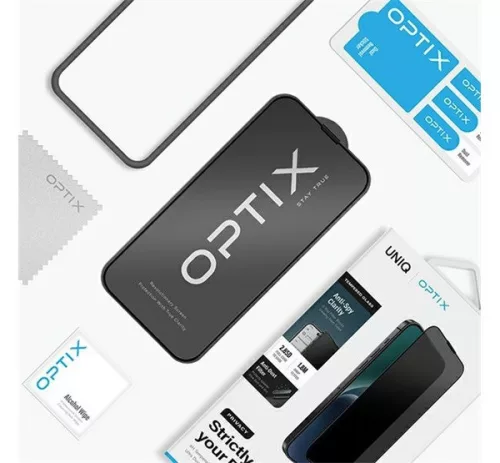 Uniq Optix Privacy Apple iPhone 15 Plus / iPhone 16 Plus tempered glass kijelzővédő üvegfólia