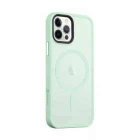   Tactical MagForce Hyperstealth Apple iPhone 12/12 Pro Magsafe hátlap tok, áttetsző/világoszöld