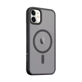   Tactical MagForce Hyperstealth Apple iPhone 11 Magsafe hátlap tok, áttetsző/sötétszürke