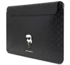 Karl Lagerfeld Sleeve Saffiano Monogram Ikonik KLCS16SAKHPKK 16" laptop tok, fekete