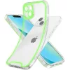 Apple iPhone 12 Pro foszforeszkáló / sötétben világító szilikon tok, zöld