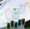 Apple iPhone 12 Pro foszforeszkáló / sötétben világító szilikon tok, zöld
