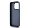 DKNY PU Leather Repeat Pattern Tonal Stripe iPhone 14 Pro Max hátlap tok, kék