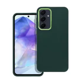   Frame Samsung Galaxy A55 5G közepesen ütésálló tok kameravédő kerettel, zöld