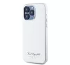 Karl Lagerfeld Grained PU Hotel RSG iPhone 15 Pro hátlap tok, ezüst